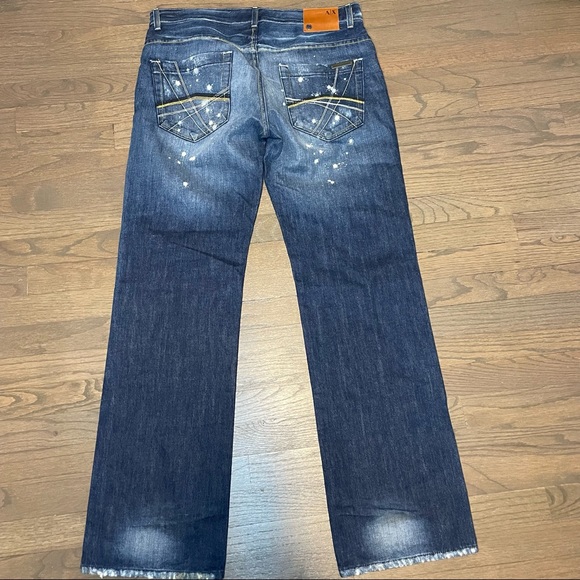 Armani Exchange Destroyed Bleach Jean - Picture 5 of 9